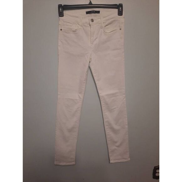 Joe's Jeans Size 27 The Cigarette White Skinny Jeans - Picture 1 of 5